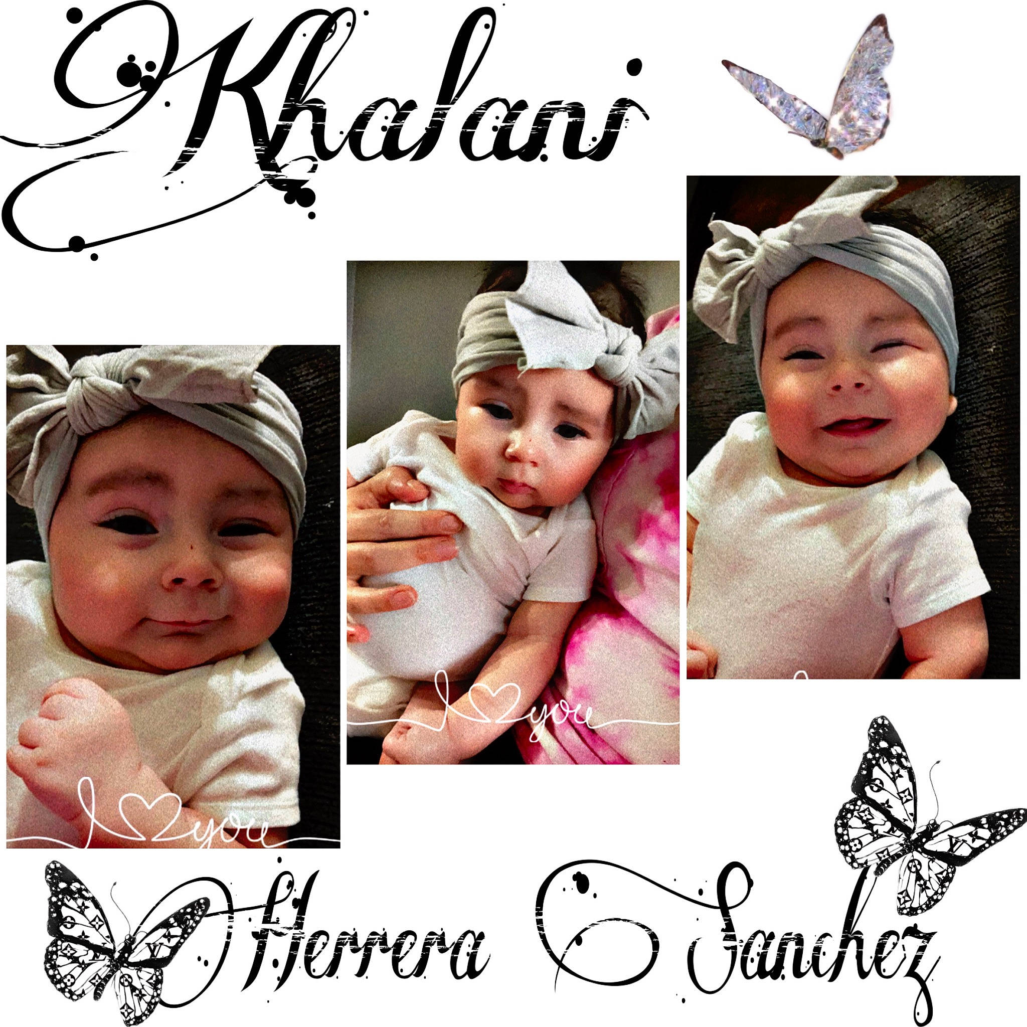 Khalani is registered to the contest to win money with this photo: baby, baby_toddler_clothing, beauty, cap, cheek, facial_expression, finger, font, friendship, gesture, happy, headgear, headwear, mammal, person, photo_caption, photograph, pink, product, skin