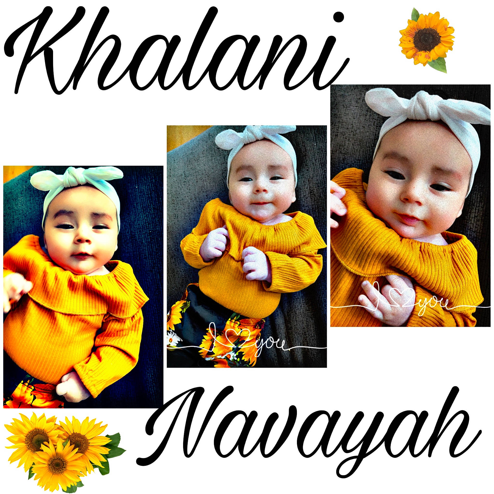Khalani joined the competition — help win amazing prizes! baby, baby_toddler_clothing, child, event, facial_expression, flower, font, happy, headwear, outerwear, people, person, photo_caption, photograph, plant, product, sharing, sleeve, smile, snapshot