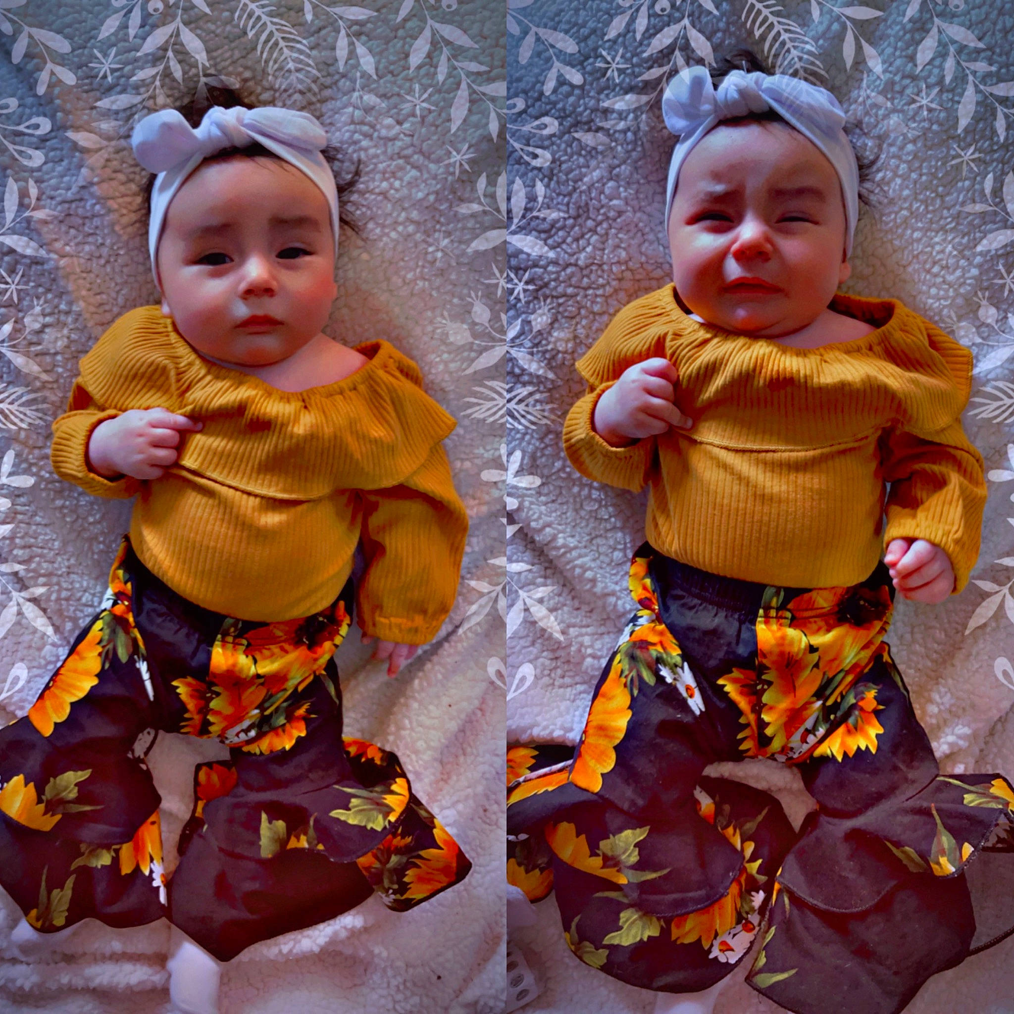 Khalani is registered to the contest to win money with this photo: arm, baby, baby_toddler_clothing, cheek, chin, doll, eye, facial_expression, fawn, happy, head, headwear, orange, organ, outerwear, person, pink, product, skin, sleeve