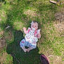 baby, babywearing, child, clothing, cute, elephant, footwear, grass, greenery, headband, infant, nature, outdoor, pacifier, person, playtime, portrait, shadow, shoe, sunlight