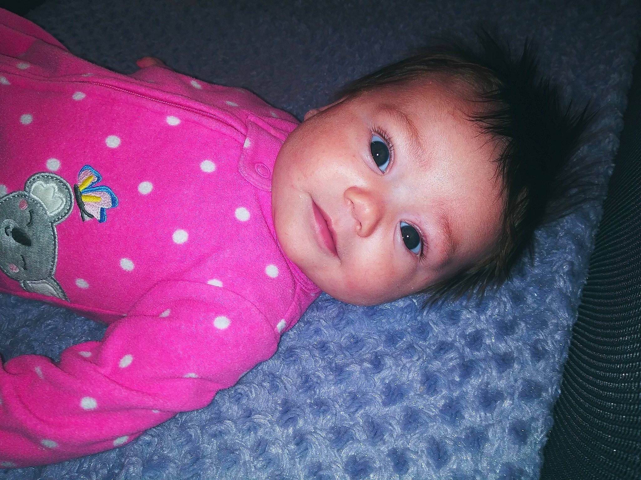 Brooklynne is registered to the contest to win money with this photo: baby, beauty, cheek, child, eye, face, head, iris, lip, mouth, nose, person, pink, skin, toddler