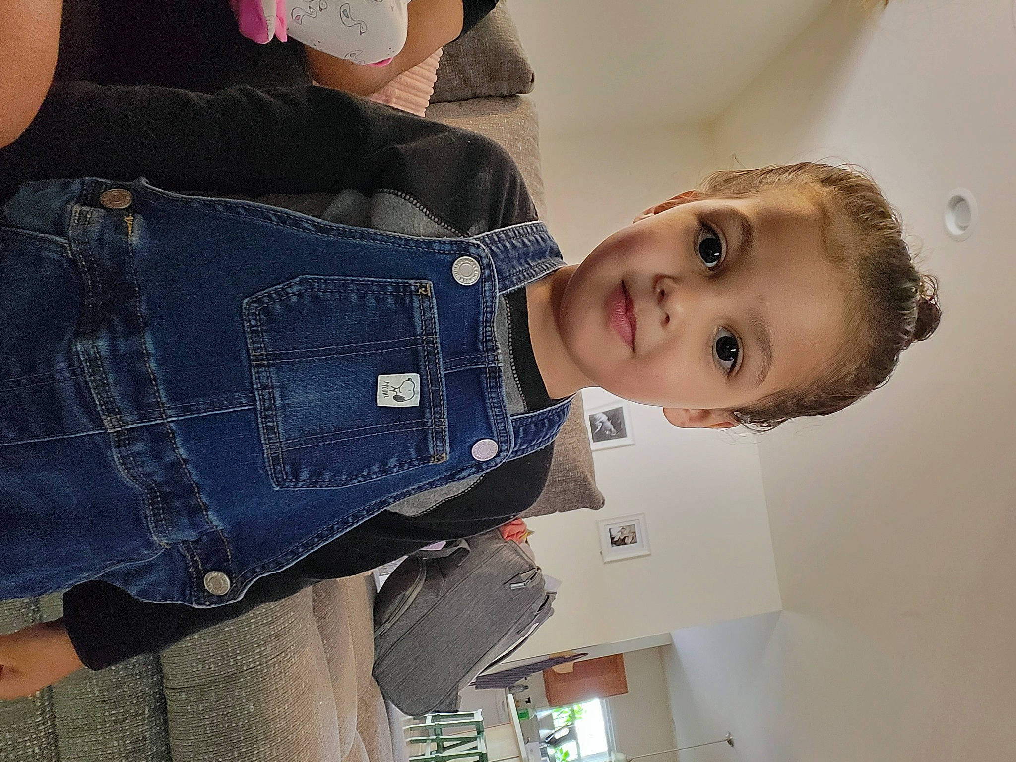 Salem joined the competition — help win amazing prizes! button, child, collar, cool, denim, electric_blue, fashion_accessory, flash_photography, happy, jeans, joy, pattern, person, plaid, pocket, portrait_photography, sitting, skin, sleeve, smile