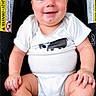 Liam joined the competition — help win amazing prizes! baby, baby_boy, baby_girl, car_seat, child, comfort, cute, face, footwear, hand, happy, indoors, infant, one_piece, portrait, seat, skin, smiling, socks, white_clothing