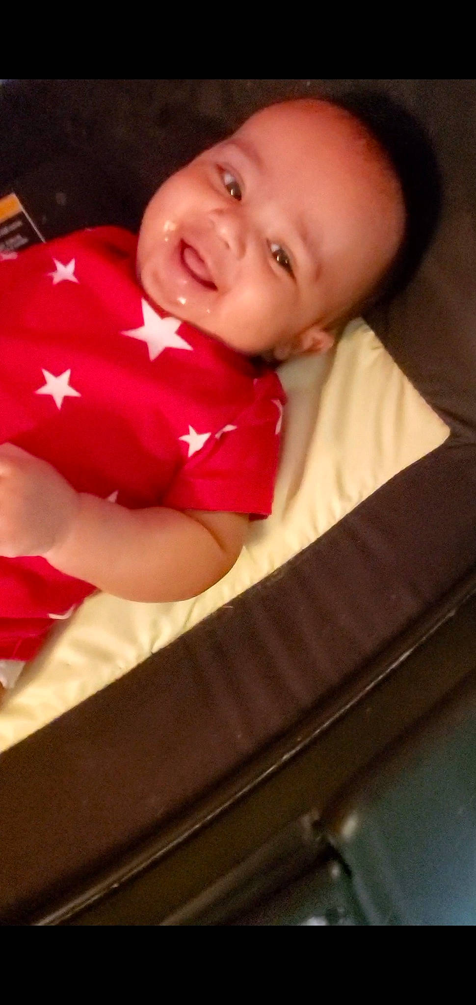 Hakeem is registered to the contest to win money with this photo: baby, cheek, child, lip, mouth, nose, person, skin, smile, toddler