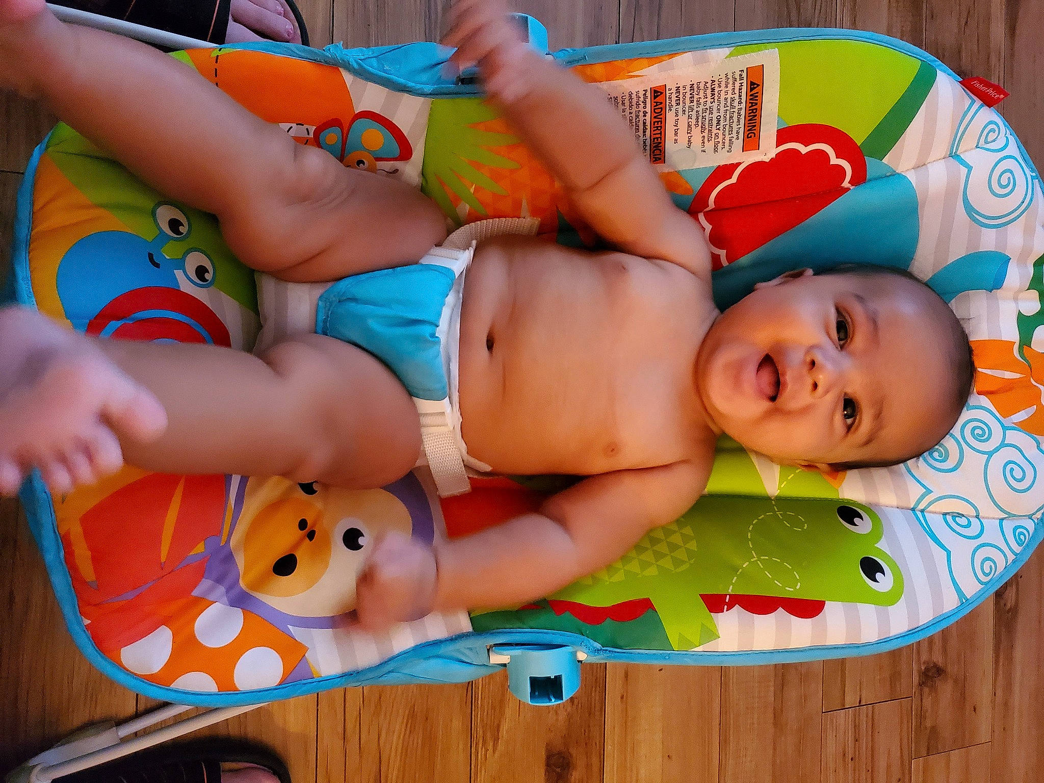 Hakeem joined the competition — help win amazing prizes! baby, baby_playing_with_toys, baby_products, baby_toys, child, diaper, person, play, product, toddler, toy