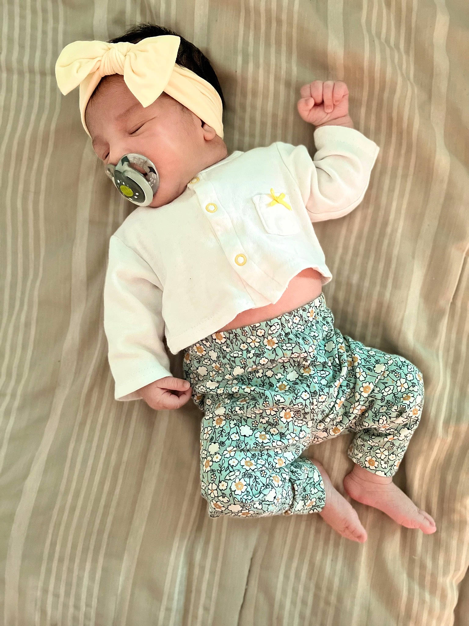 Kahlie joined the competition — help win amazing prizes! baby, baby_toddler_clothing, barefoot, baseball_cap, cap, fun, happy, hat, human_body, human_leg, leg, pattern, person, pink, sleeve, t_shirt, textile, thigh, toddler, trunk