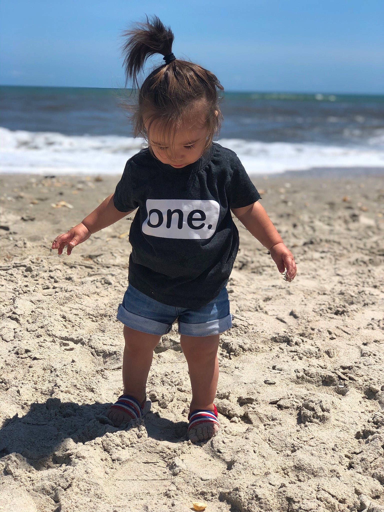 Franklin joined the competition — help win amazing prizes! beach, child, coast, coastal_and_oceanic_landforms, fun, happy, ocean, person, photography, play, sand, sea, shore, smile, summer, t_shirt, toddler, vacation