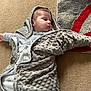 Kaleb is registered to the contest to win money with this photo: baby, sleeping, blanket, carpet, rug, infant, cozy, soft, child, indoors, peaceful, resting, cute, clothing, texture, head, face, floor, wrapped, quiet