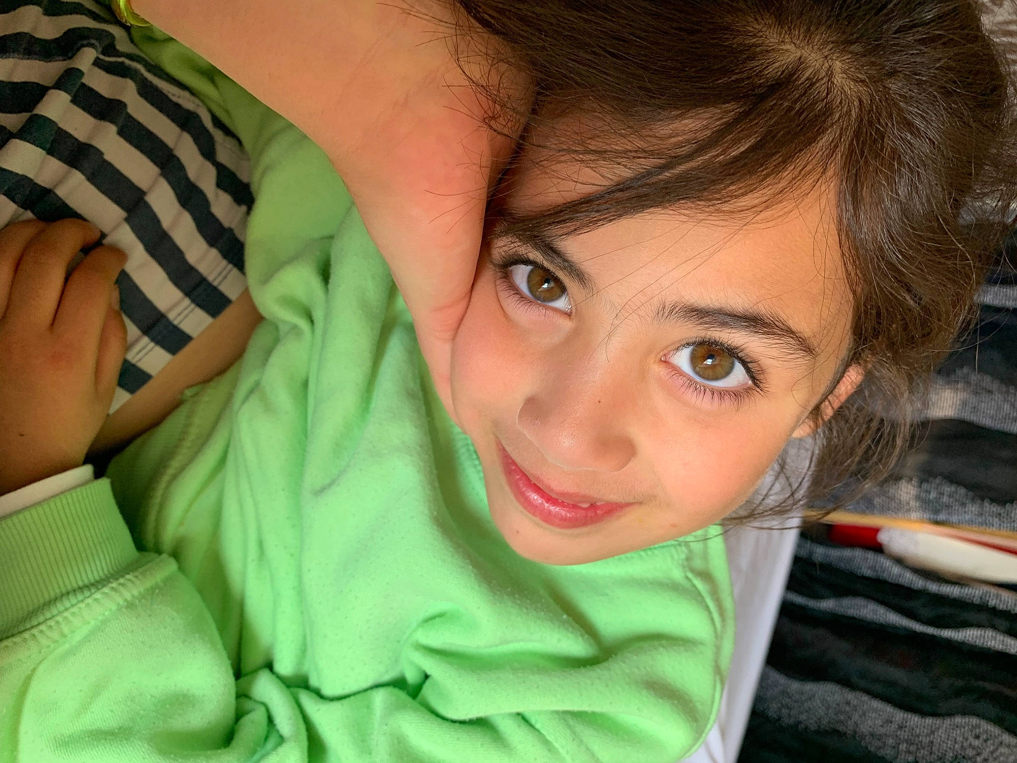 Jana a rejoint le concours — aidez-le/la à gagner de superbes lots ! cheek, chin, eye, eyebrow, eyelash, face, forehead, hair, hairstyle, head, iris, jaw, joy, lip, mouth, neck, nose, organ, person, skin