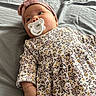 Natalia is registered to the contest to win money with this photo: baby, blanket, bonnet, clothing, face, hat, head, newborn, person, photography, portrait, sitting, sleeve, yawning