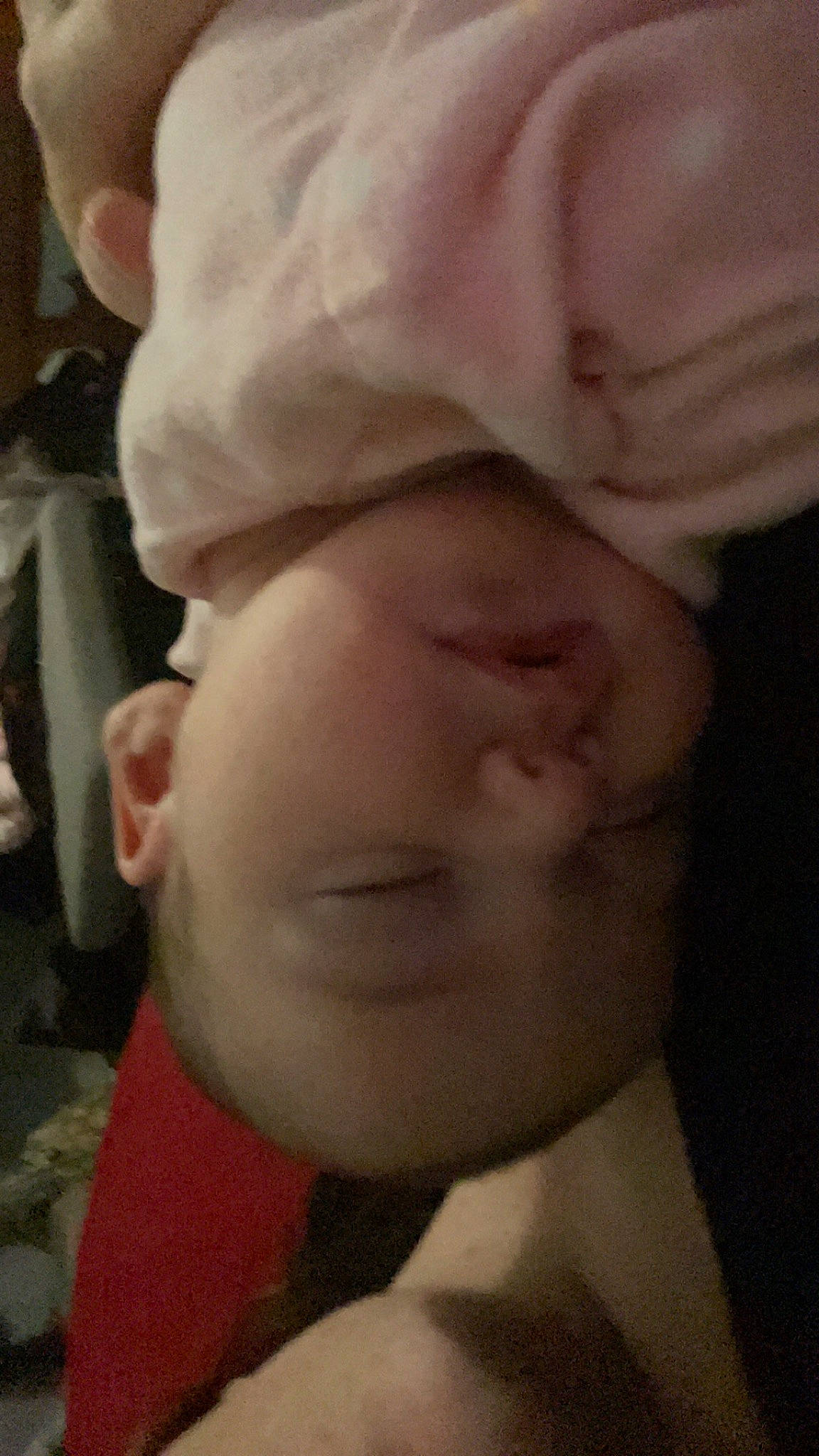 Athena is registered to the contest to win money with this photo: baby, baby_sleeping, bedtime, cap, cheek, child, comfort, eyelash, flesh, fun, gesture, happy, nose, person, sleep, thumb, toddler