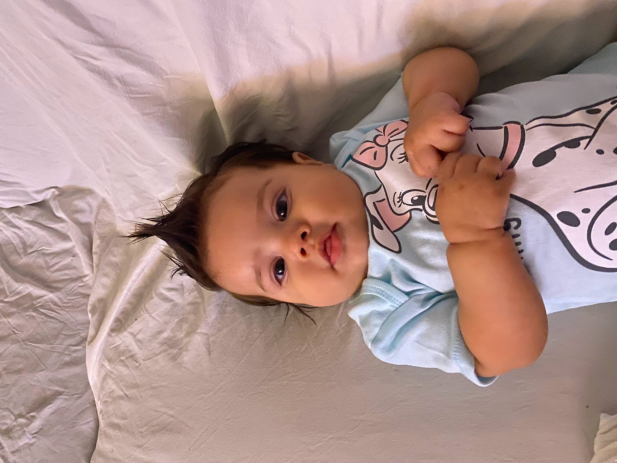Jezebel joined the competition — help win amazing prizes! arm, baby, baby_products, baby_toddler_clothing, bed, bedtime, cheek, child, comfort, elbow, eye, gesture, head, linens, mammal, mouth, nose, person, skin, sleeve