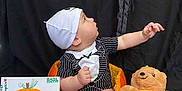 Hartlen joined the competition — help win amazing prizes! baby, cap, clothing, face, festival, food, furniture, halloween, hat, head, person, photography, plant, portrait, produce, pumpkin, sitting, sleeve, toy, vegetable