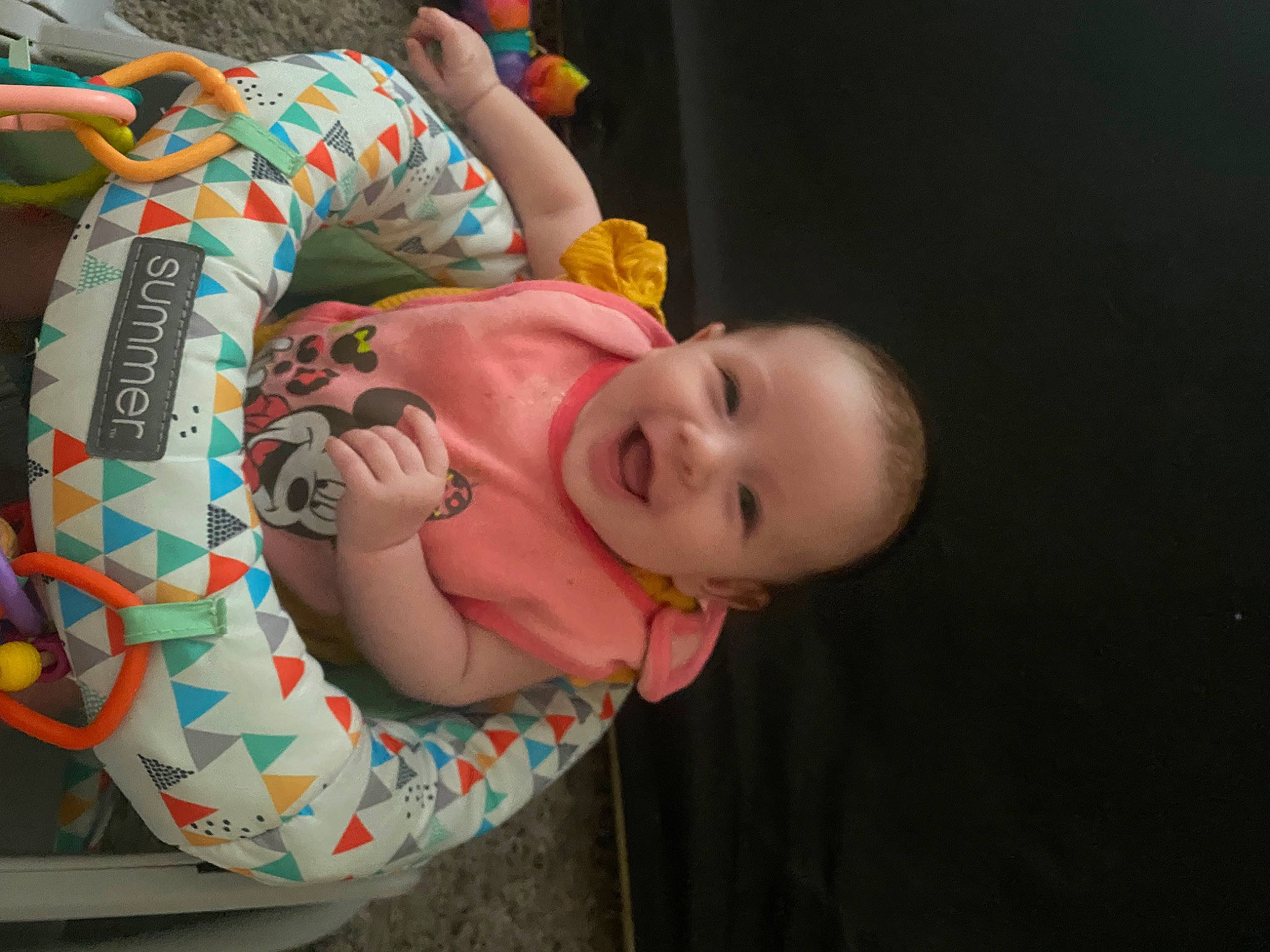 Mckenzie joined the competition — help win amazing prizes! baby, baby_products, baby_toddler_clothing, cheek, chest, child, event, fun, happy, leisure, person, play, recreation, smile, toddler