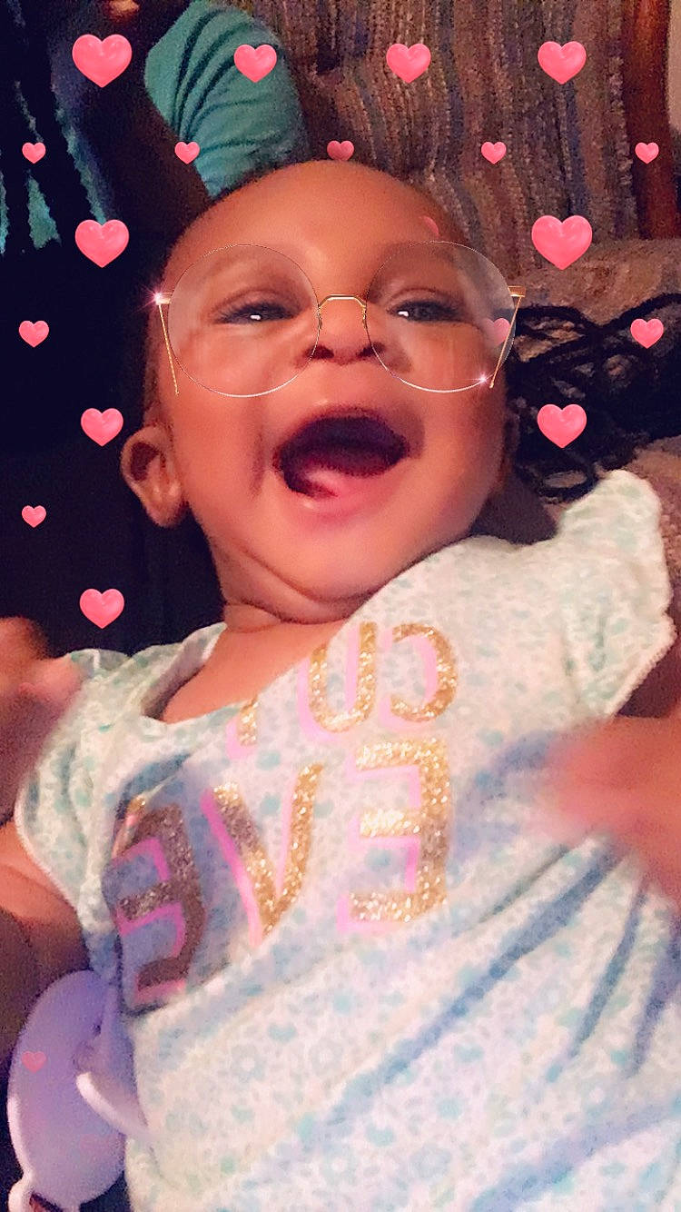 Faith is registered to the contest to win money with this photo: