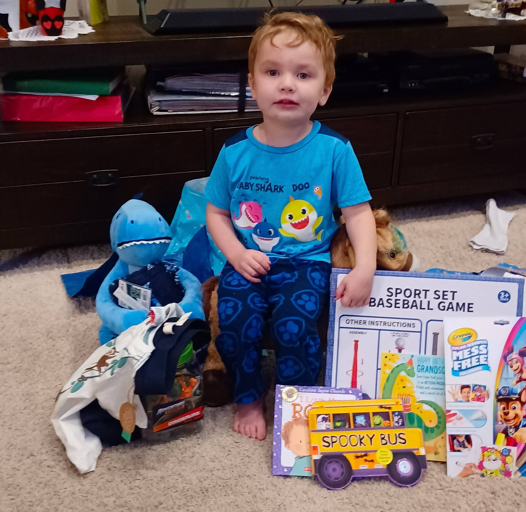 Kasen is registered to the contest to win money with this photo: baby, baby_toddler_clothing, baby_toys, blurred, box, child, electric_blue, electronic_device, fun, happy, lap, person, play, product, sitting, snapshot, t_shirt, tire, toddler, toy