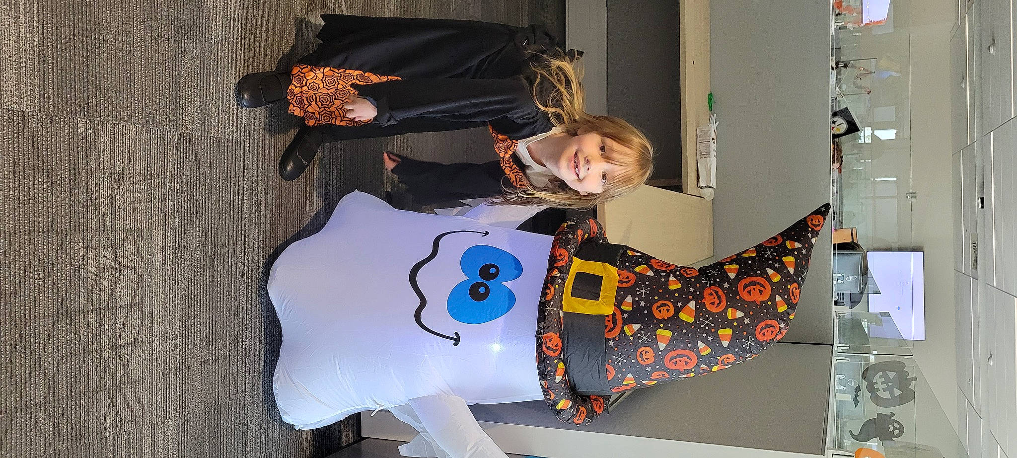 Carli is registered to the contest to win money with this photo: art, child, costume, design, electric_blue, fun, fur, joy, machine, person, room, sleeve, smile, toddler, visual_arts