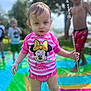 Brynnleigh joined the competition — help win amazing prizes! barefoot, child, daylight, fun, greenery, happy, kids, minnie_mouse, outdoor, park, pink_clothing, play, playground, stream, summer, swimsuit, toddler, water_play, water_splash, water_toy