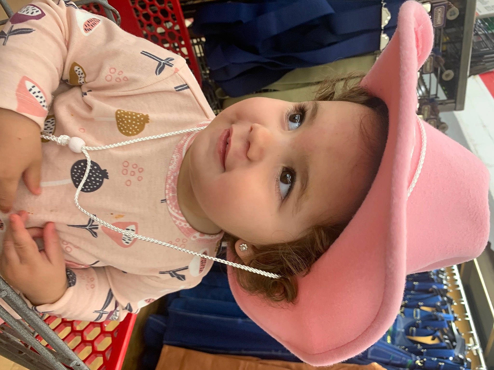 Hadlee is registered to the contest to win money with this photo: baby, baby_products, cheek, child, eye, eyelash, facial_expression, fashion, fashion_accessory, fun, hairstyle, happy, headgear, headwear, pattern, person, skin, toddler, tradition, uniform