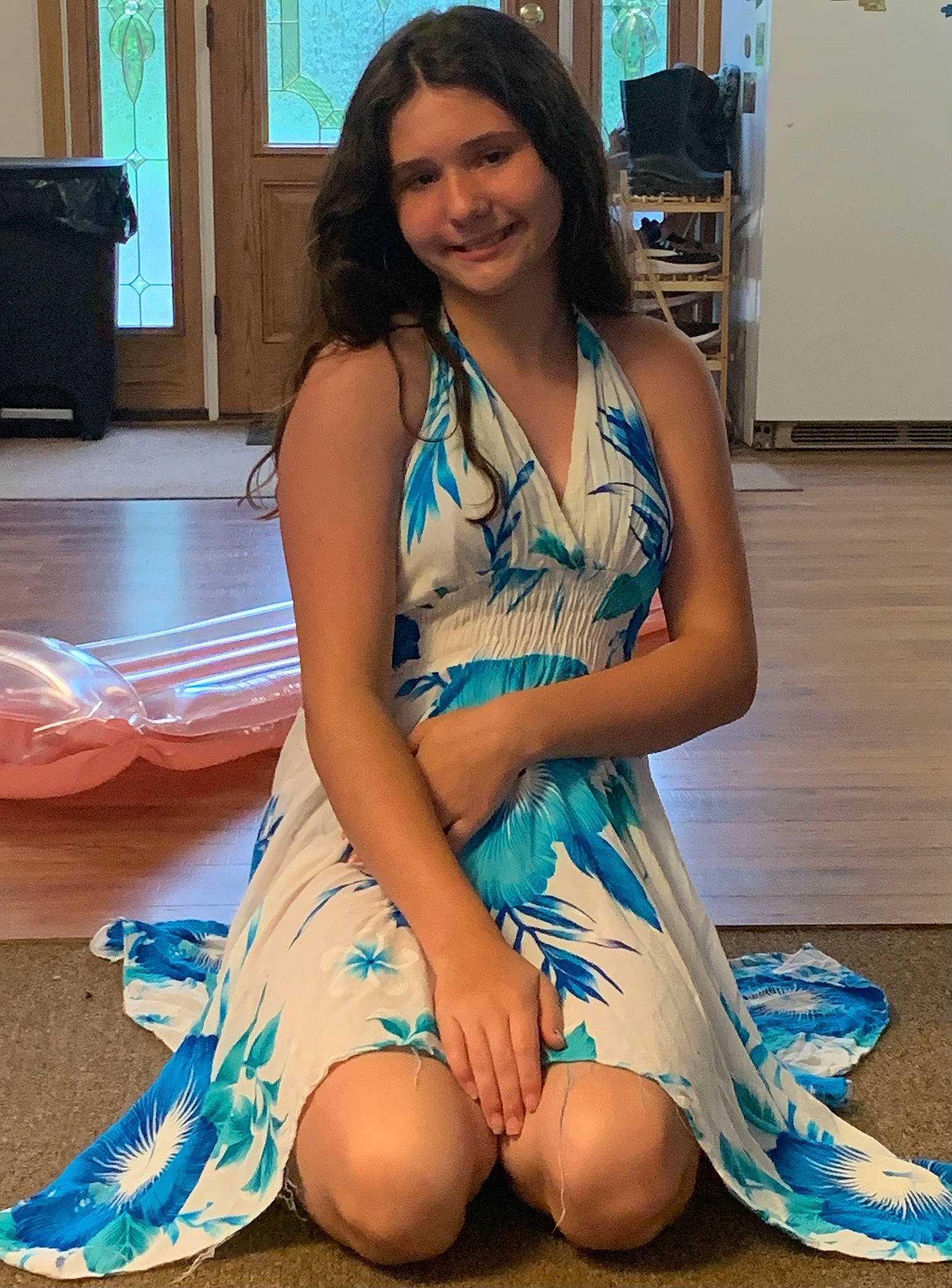 Lillian joined the competition — help win amazing prizes! black_hair, day_dress, dress, face, fashion_design, hair, hairstyle, happy, head, joint, joy, knee, neck, one_piece_garment, person, shoulder, skin, smile, television, thigh