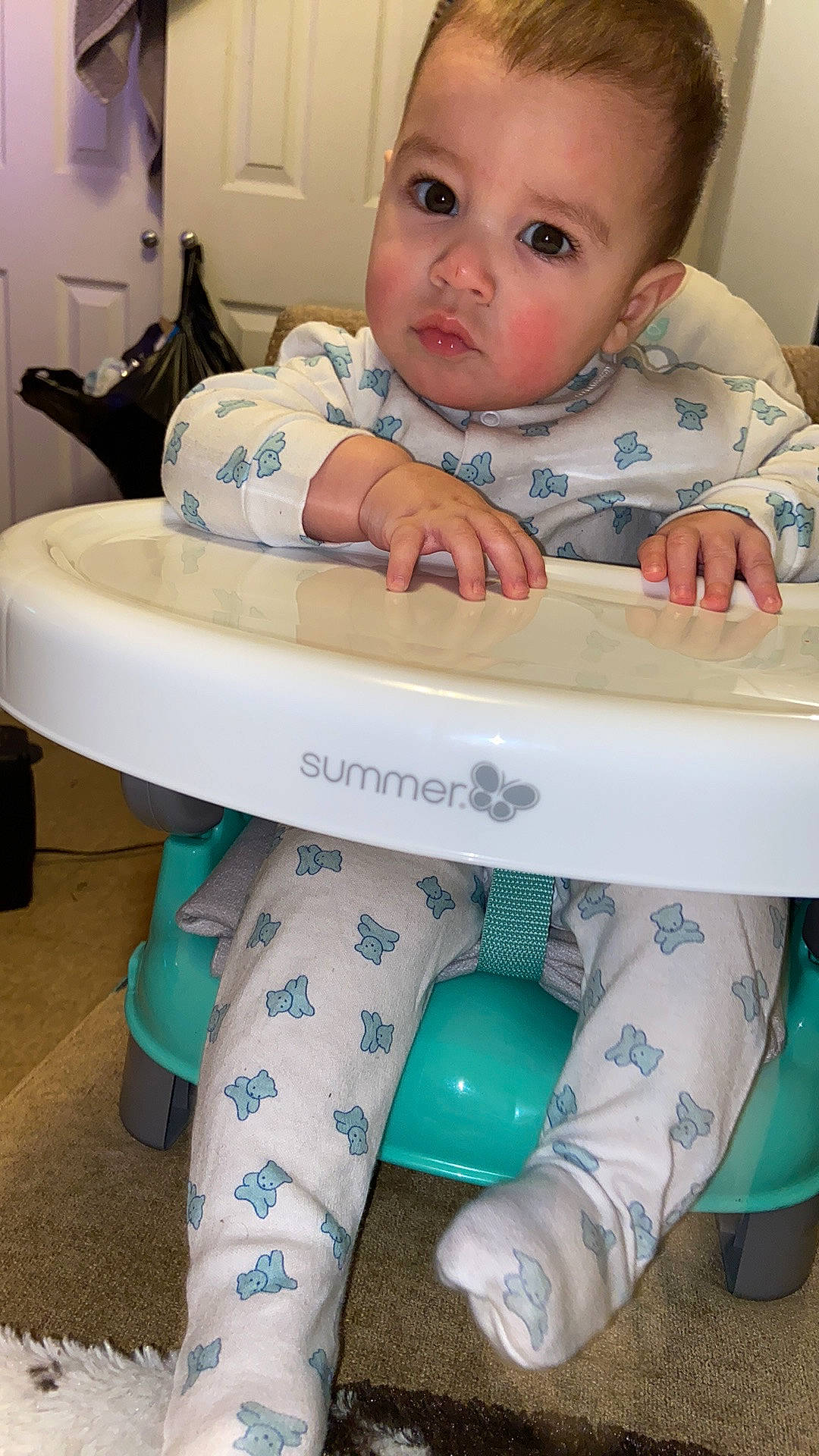 Kaidyn is registered to the contest to win money with this photo: baby, child, leg, person, sitting, skin, toddler