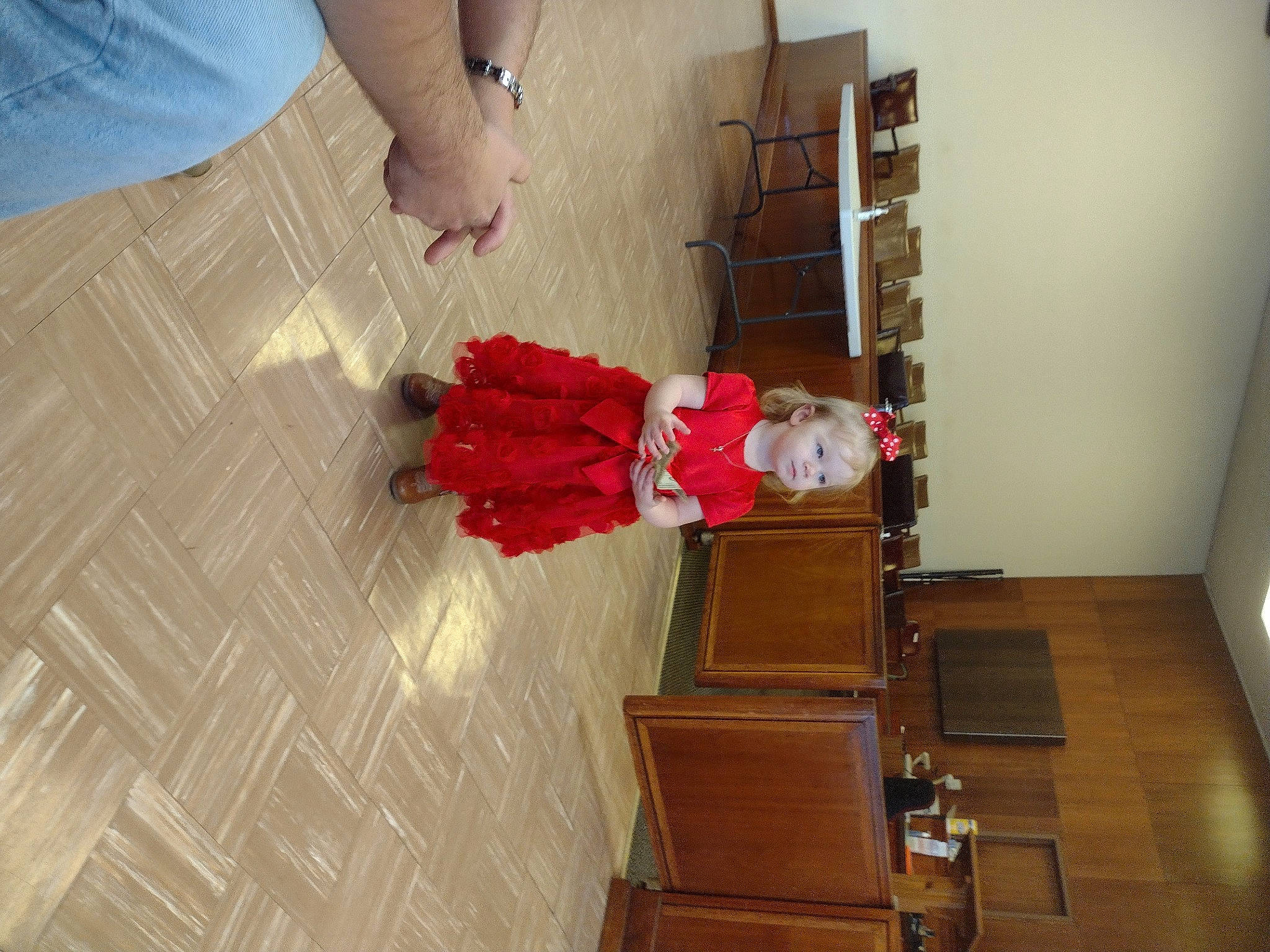 Aubriella joined the competition — help win amazing prizes! bookcase, cardboard, cleanliness, floor, flooring, gesture, hardwood, house, human_leg, laminate_flooring, person, plywood, room, shelf, shipping_box, toddler, varnish, wood, wood_flooring, wood_stain