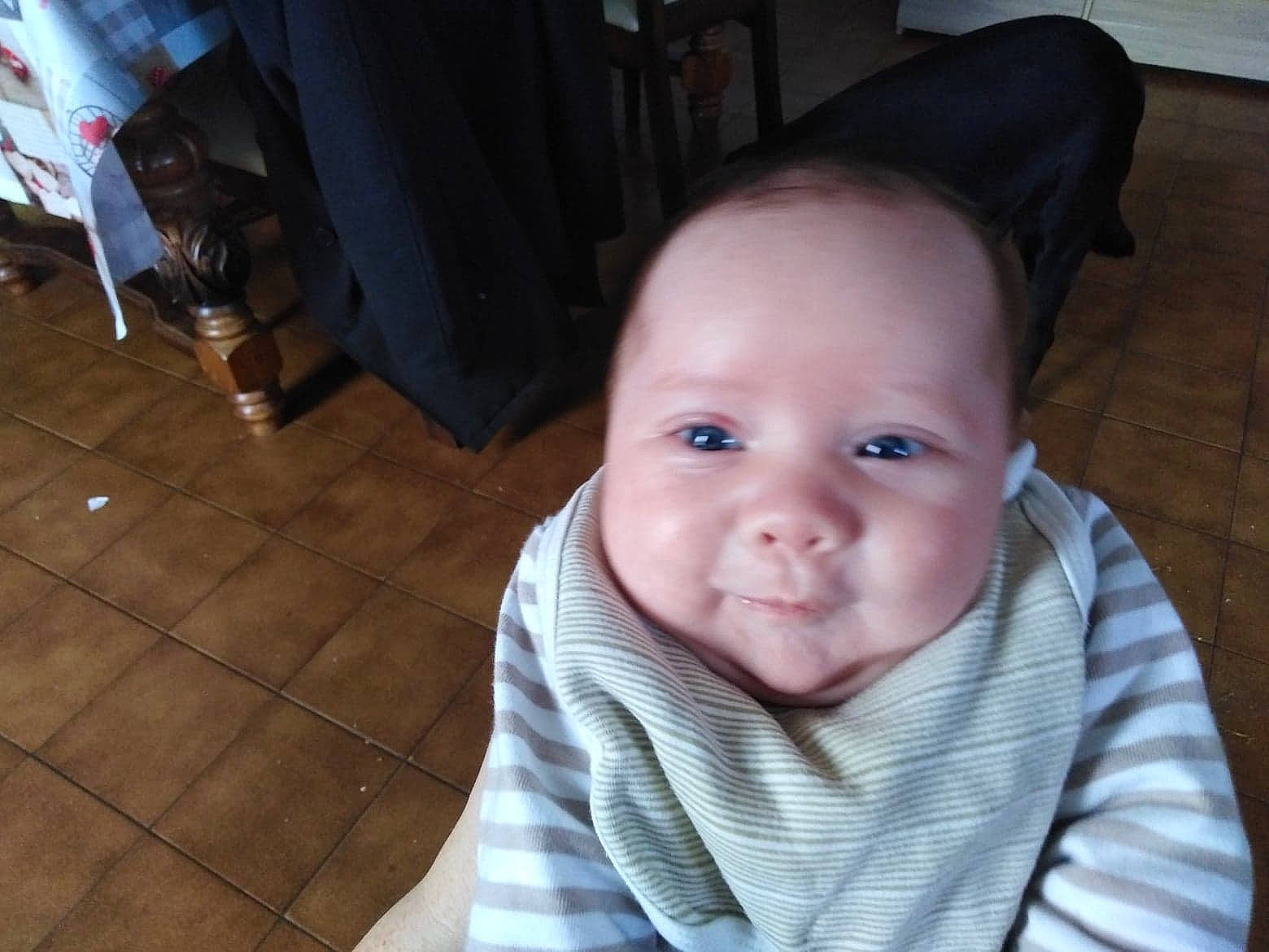 Rafaël a rejoint le concours — aidez-le/la à gagner de superbes lots ! baby, beauty, cheek, child, chin, ear, eye, face, facial_expression, forehead, head, lip, mouth, nose, person, sitting, skin, smile, toddler