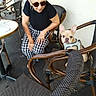Vanille a rejoint le concours — aidez-le/la à gagner de superbes lots ! accessories, animal, bulldog, canine, chair, clothing, dog, face, frenchbulldog, furniture, glasses, head, pants, person, pet, photography, portrait, puppy, sitting, sunglasses