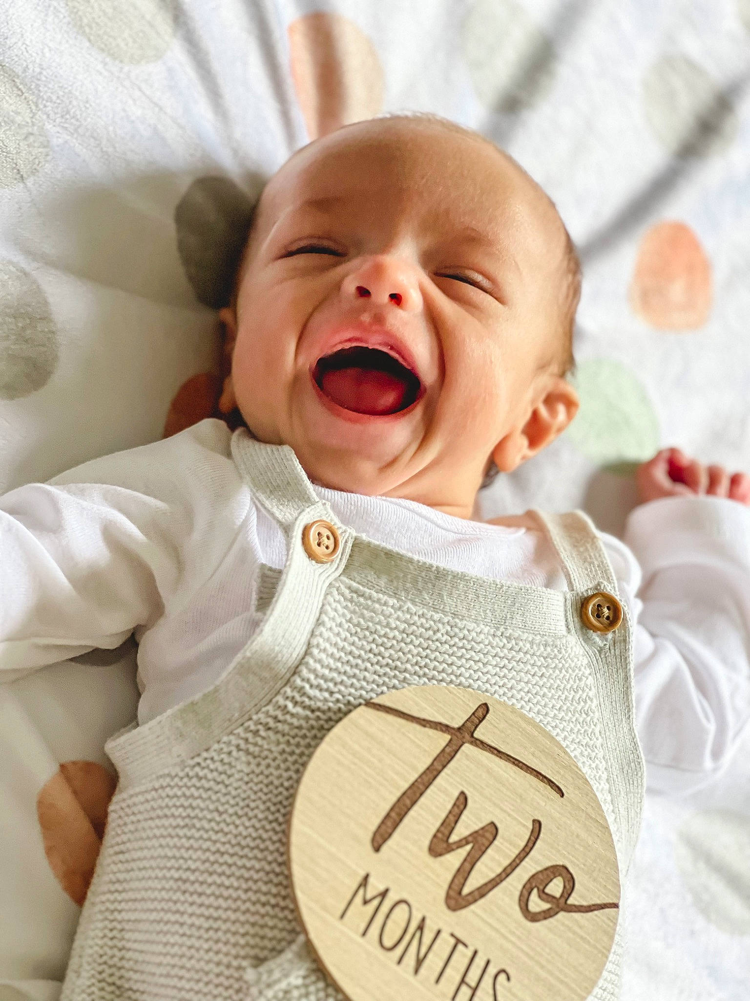 Wyatt joined the competition — help win amazing prizes! baby, baby_toddler_clothing, cheek, chin, clothing, collar, comfort, eye, face, gesture, happy, head, human_body, lip, nose, outerwear, person, sleeve, smile, textile