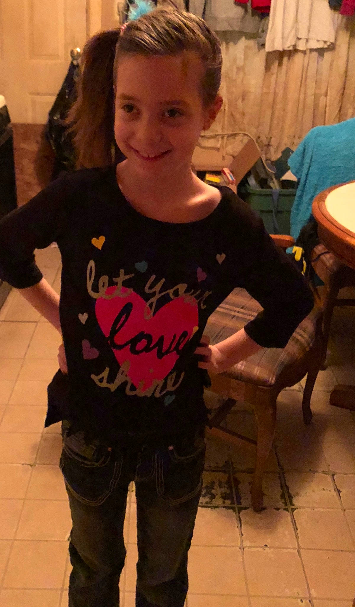 Katelyn joined the competition — help win amazing prizes! arm, child, joy, person, shoulder, sleeve, t_shirt, toddler