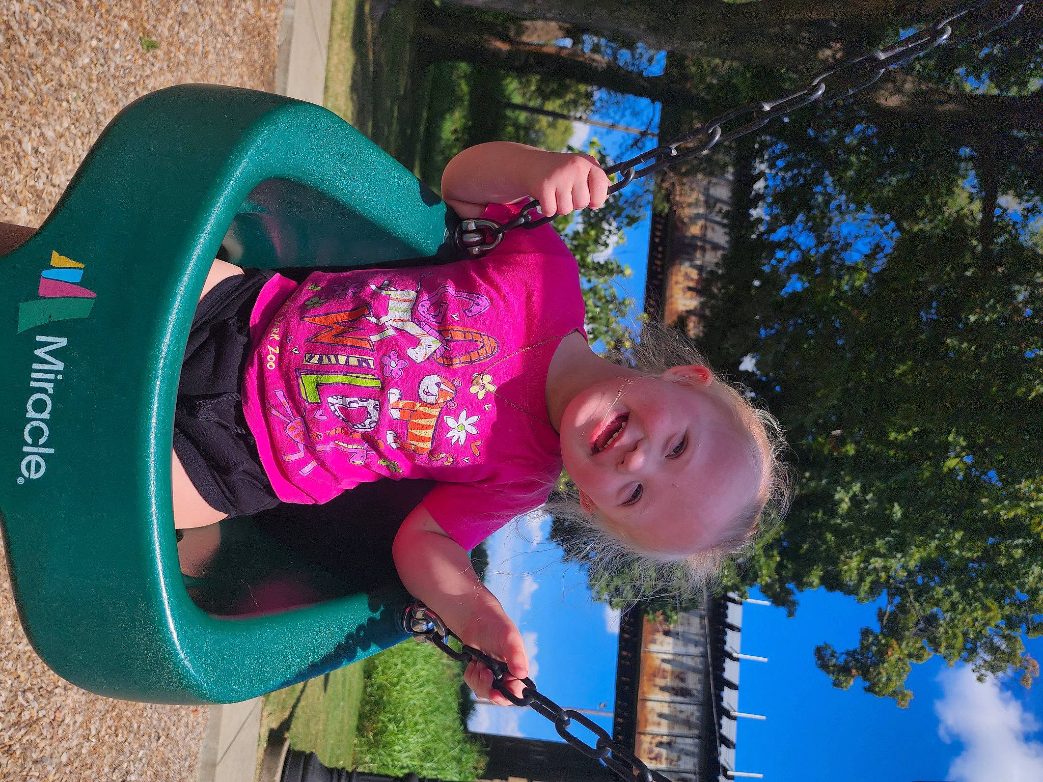 Alexis joined the competition — help win amazing prizes! beauty, child, fun, happy, hat, joy, leaf, leisure, magenta, person, photograph, pink, plant, recreation, sky, smile, snapshot, summer, t_shirt, toddler