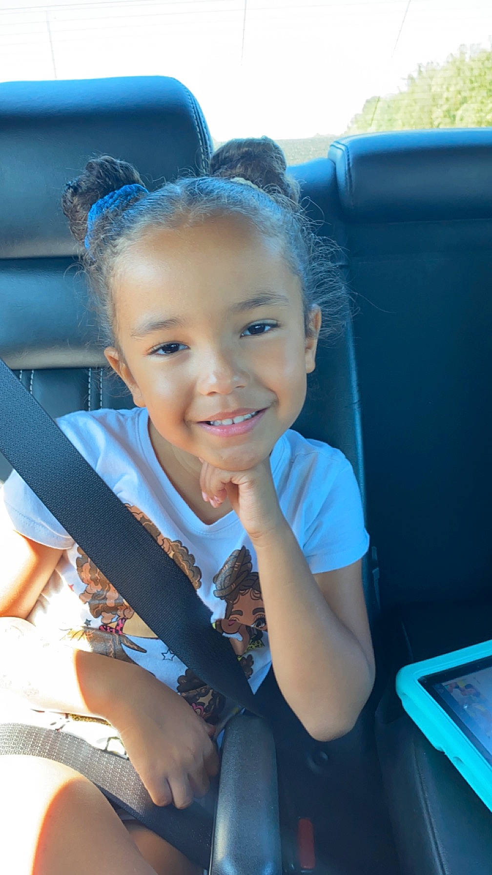 Hazyl joined the competition — help win amazing prizes! automotive_design, azure, blue, car_seat, child, cool, electric_blue, eye, flash_photography, fun, hairstyle, happy, joy, leisure, motor_vehicle, person, recreation, skin, smile, thigh