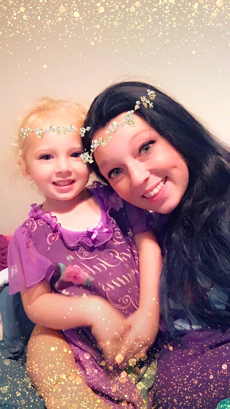 Hayleigh is registered to the contest to win money with this photo: child, child_model, daughter, fashion_accessory, fun, hair_accessory, happy, headpiece, joy, lady, mother, person, photograph, photography, pink, portrait, purple, sibling, smile, toddler