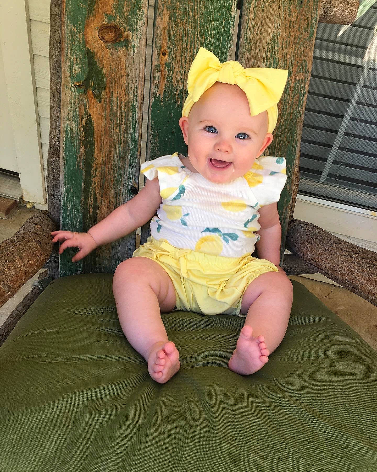 Brixlyn joined the competition — help win amazing prizes! baby, baby_toddler_clothing, cheek, child, chin, costume_hat, eye, foot, fun, happy, hat, head, human_body, human_leg, person, pink, sitting, skin, smile, t_shirt