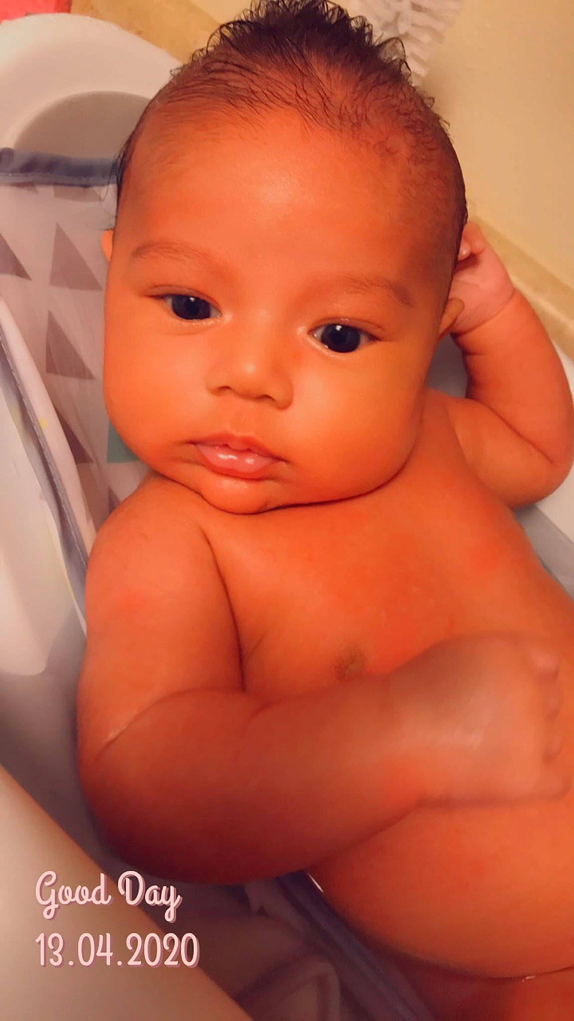 Audrina joined the competition — help win amazing prizes! baby, bathing, cheek, chest, child, chin, close_up, eye, eyebrow, face, forehead, head, iris, lip, mouth, muscle, neck, nose, person, skin