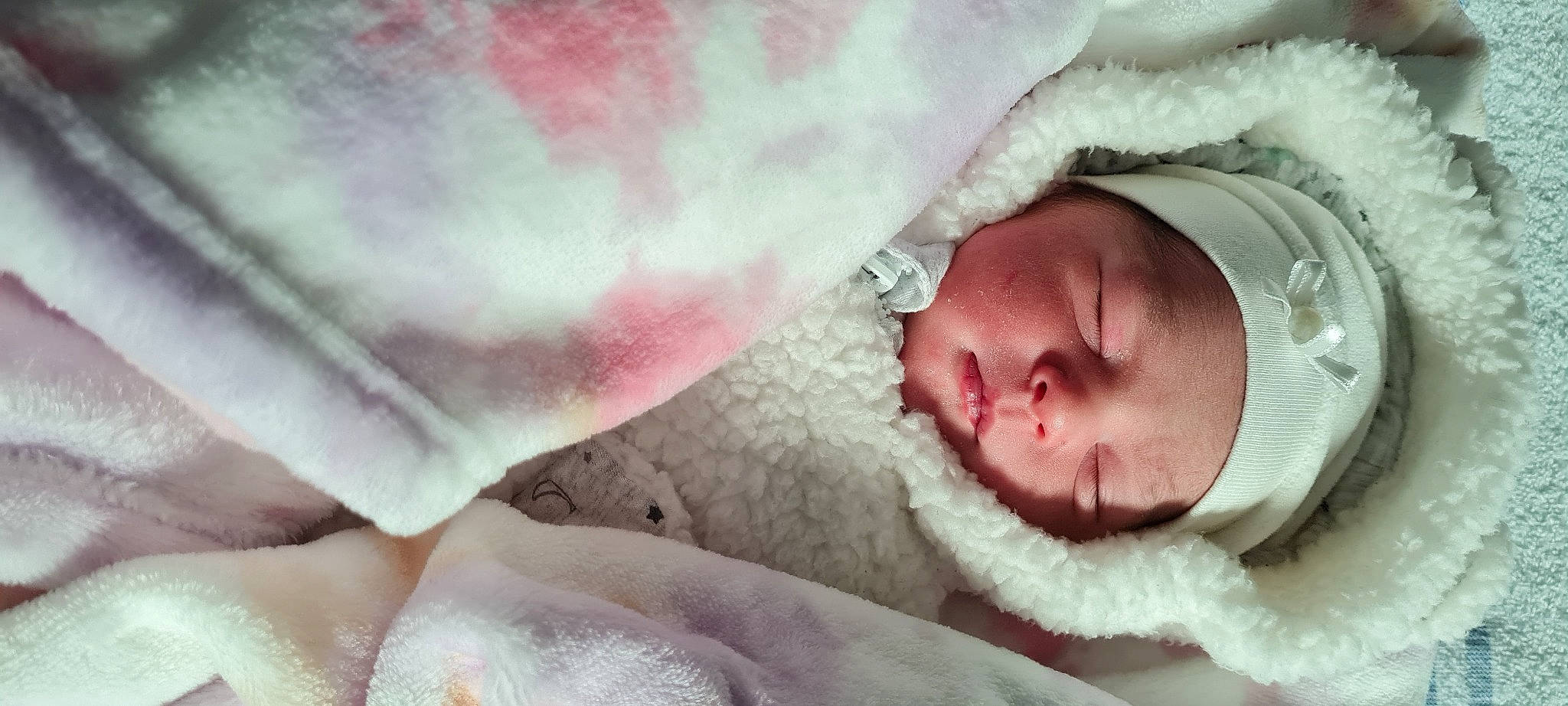 Cayse joined the competition — help win amazing prizes! baby, baby_sleeping, bedding, bedtime, child, close_up, comfort, fur, headwear, linens, magenta, nap, nose, peach, person, pink, portrait_photography, room, skin, sleep