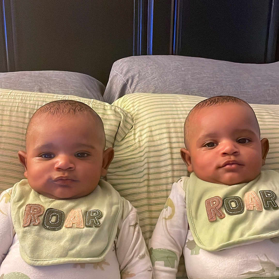 Jibril And Jahlil is registered to the contest to win money with this photo: architecture, baby, bed, bedroom, building, clothing, couch, cushion, face, furniture, head, homedecor, indoors, newborn, pants, person, photography, portrait, room, sitting