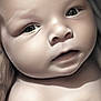 baby, bodypart, doll, ear, face, frown, happy, head, mouth, newborn, person, photography, portrait, sad, skin, smile, toy