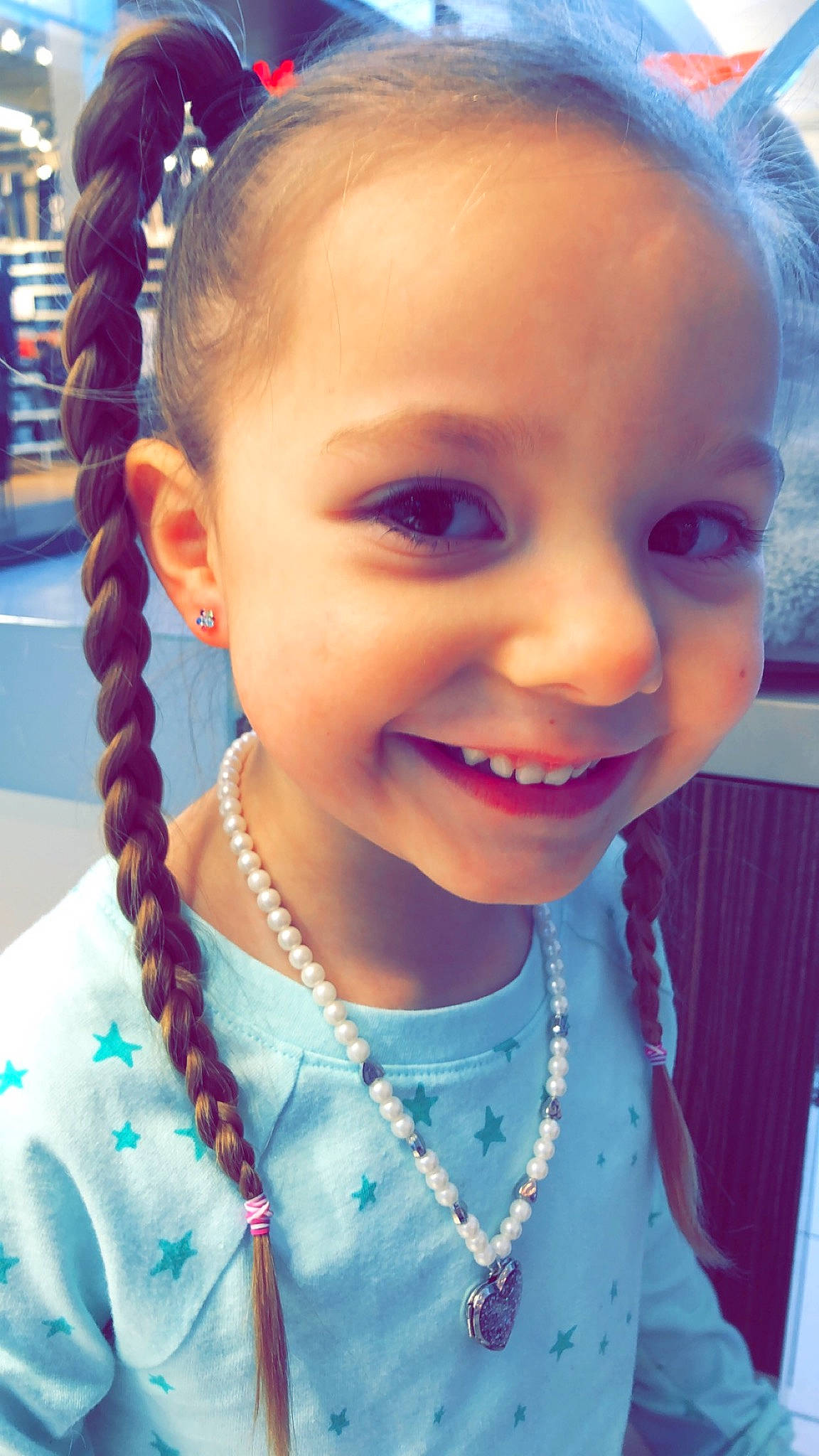 Angelina joined the competition — help win amazing prizes! azure, blue, cheek, chin, ear, eye, eyebrow, facial_expression, hair, happy, human, iris, joy, lip, mouth, neck, nose, organ, person, photograph