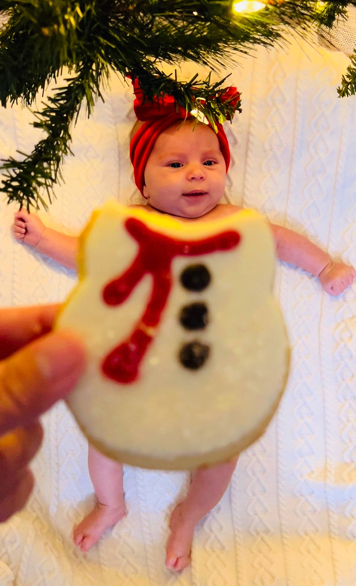 Ailani joined the competition — help win amazing prizes! art, carmine, child, christmas, christmas_decoration, christmas_ornament, conifer, doll, event, evergreen, fictional_character, happy, headwear, holiday, holiday_ornament, interior_design, ornament, person, plant, toy