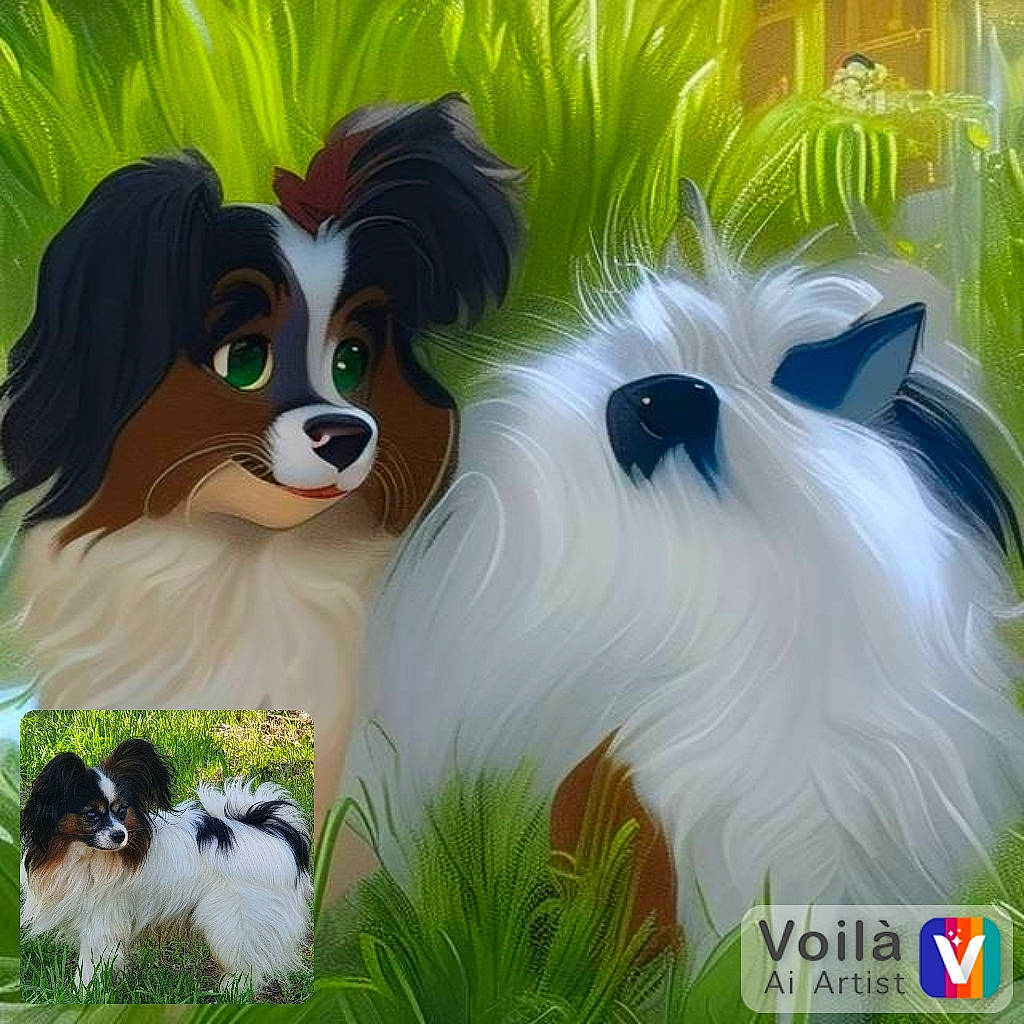 Jarod a rejoint le concours — aidez-le/la à gagner de superbes lots ! ancient_dog_breeds, art, canidae, carnivore, cavalier_king_charles_spaniel, companion_dog, dog, dog_breed, fur, graphics, grass, green, happy, herding_dog, snout, sporting_group, toy_dog, working_animal, working_dog