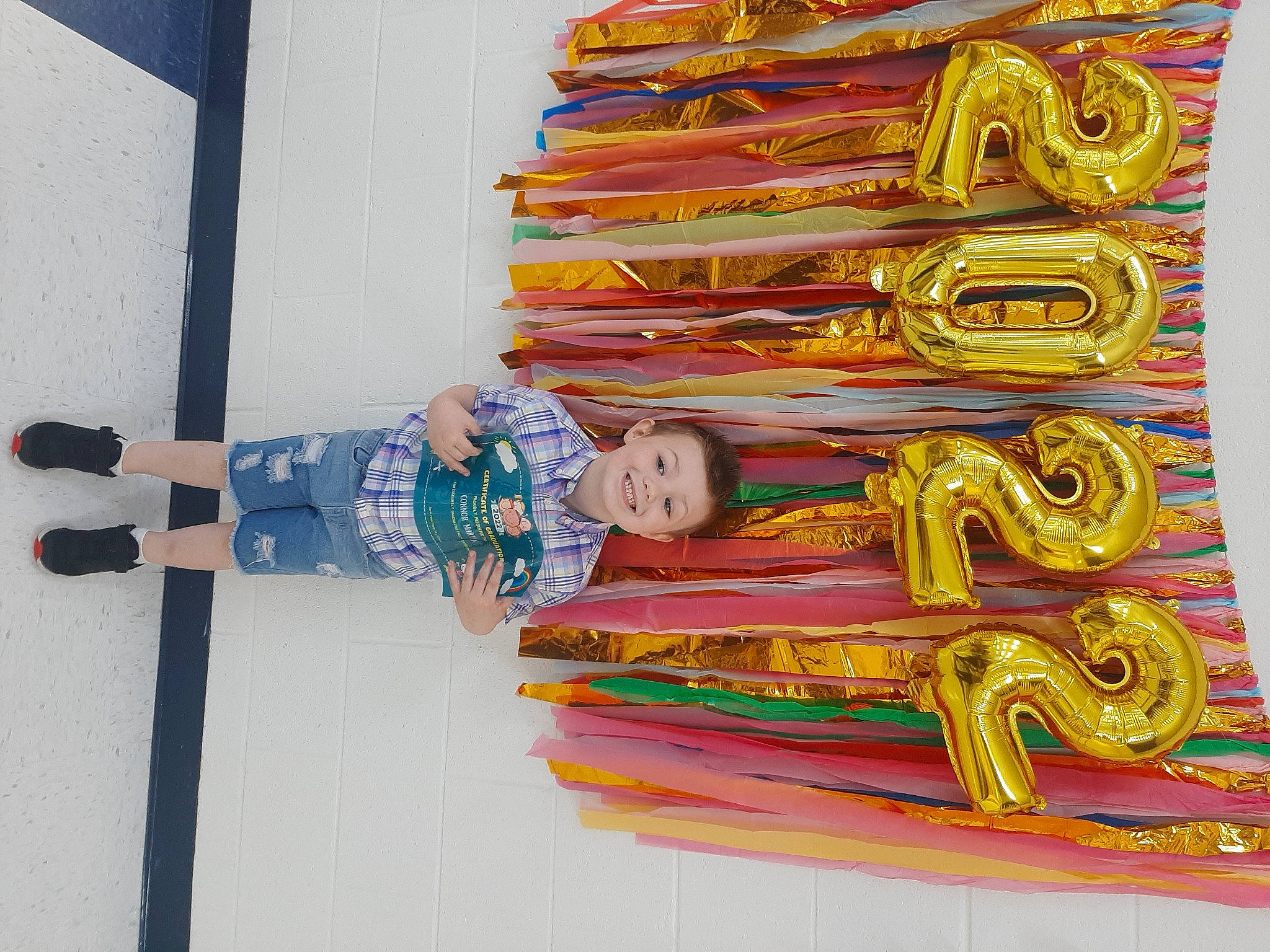 Connor is registered to the contest to win money with this photo: art, joy, magenta, metal, pattern, person, plastic, rectangle, textile, visual_arts