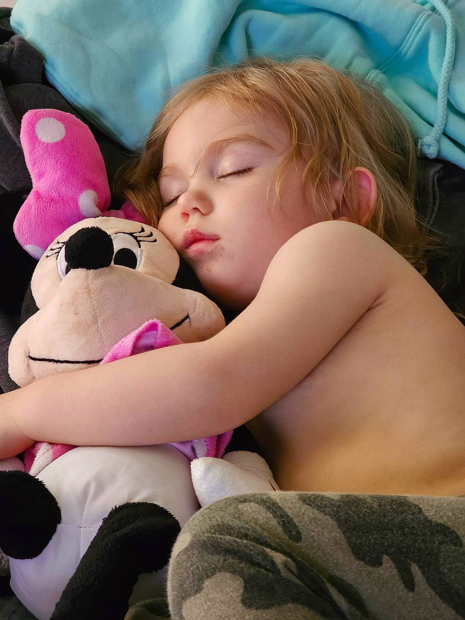 Sequoia is registered to the contest to win money with this photo: baby, baby_products, baby_toddler_clothing, cheek, child, comfort, fun, fur, happy, linens, magenta, person, pink, plush, sitting, skin, sock, stuffed_toy, teddy_bear, toddler