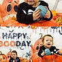 Jasme Marques participe au concours pour gagner de l'argent avec cette photo : baby, child, pumpkin, halloween, costume, skeleton_outfit, blue_pumpkin, orange_pumpkin, decorations, smile, happy, bat, background, sign, floor, legs, hands, cute, holiday, indoors