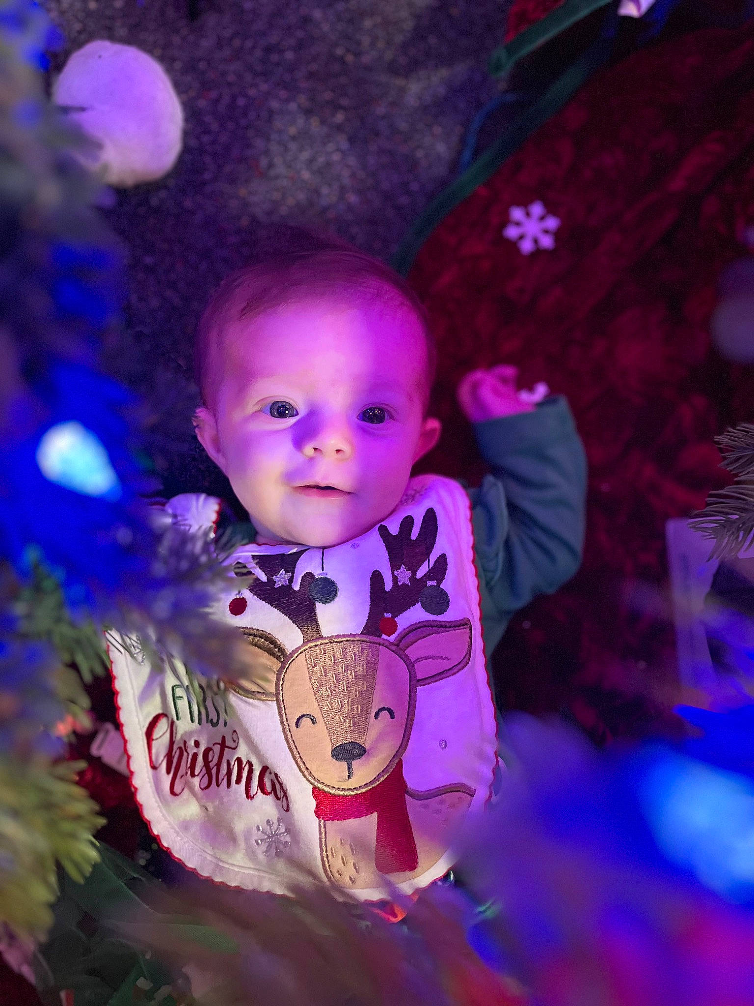 Ava joined the competition — help win amazing prizes! baby, baby_toddler_clothing, child, christmas_ornament, electric_blue, event, fictional_character, fun, grass, happy, holiday, magenta, ornament, people_in_nature, person, pink, plant, purple, sky, toddler