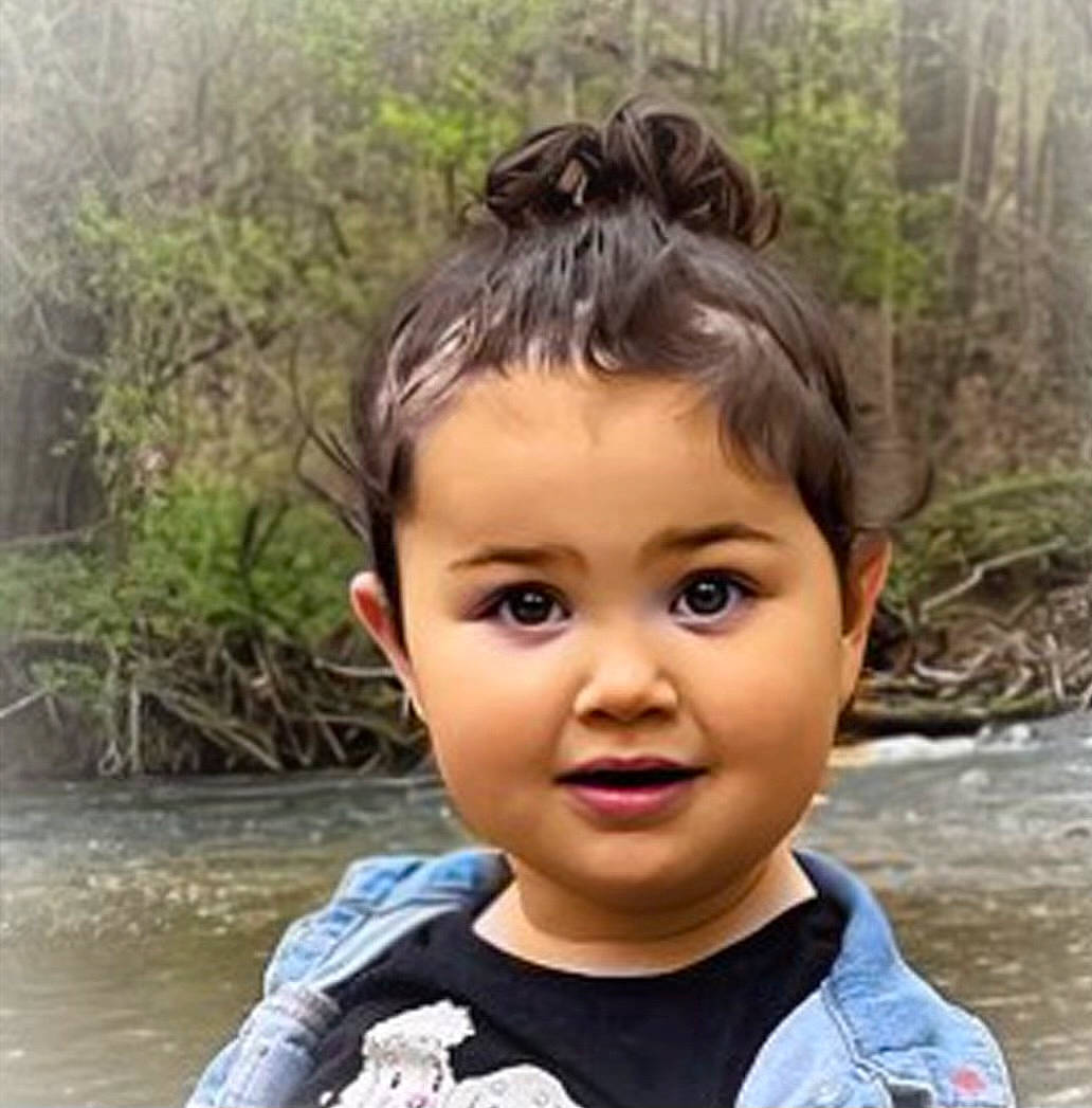 Leona'Marie joined the competition — help win amazing prizes! bangs, beauty, black_hair, chin, cool, eyebrow, eyelash, forehead, grass, happy, iris, nose, people_in_nature, person, skin, smile, toddler, travel, tree, water