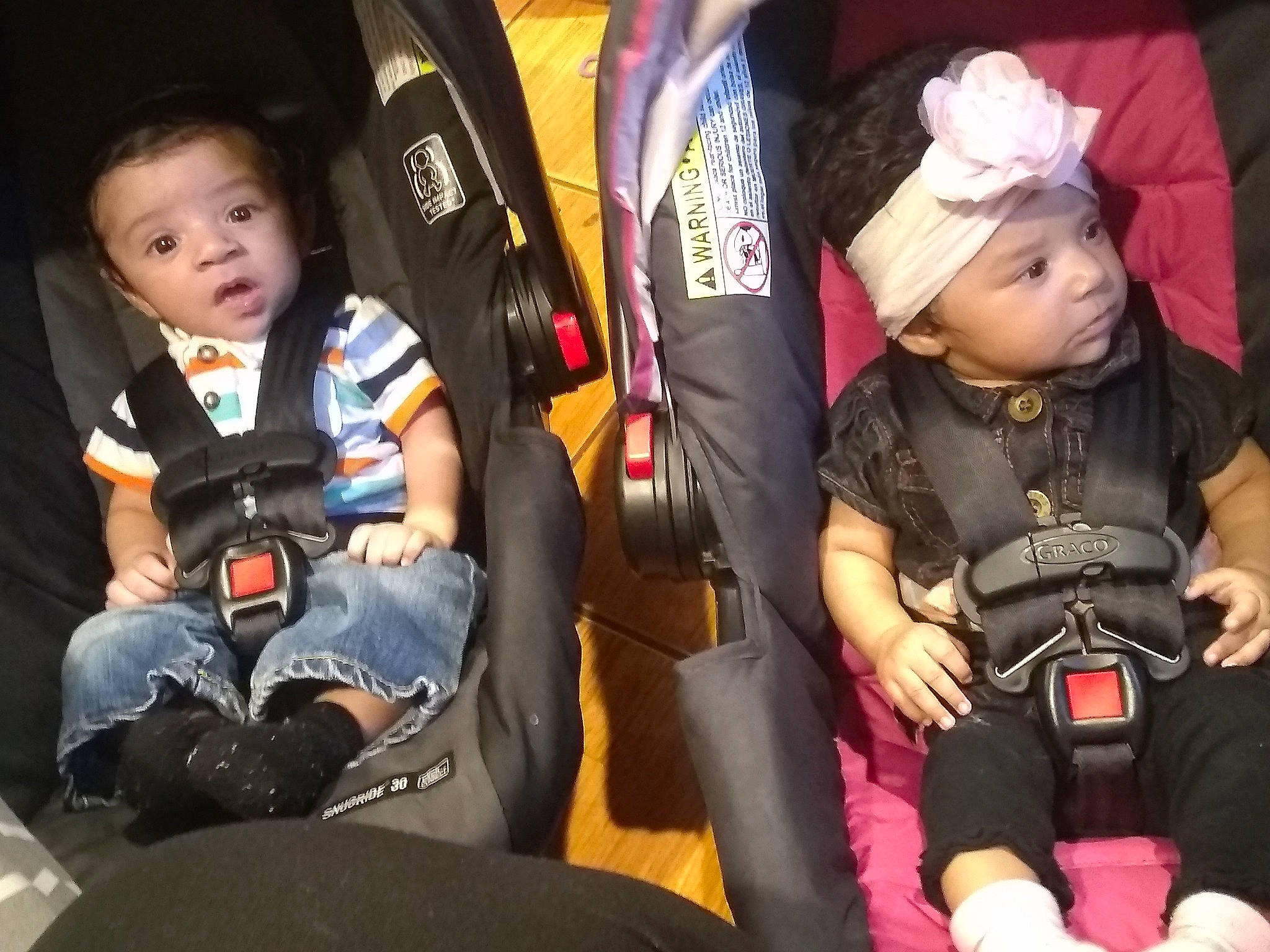 Jacob joined the competition — help win amazing prizes! baby_carriage, baby_in_car_seat, baby_products, car_seat, child, headwear, person, product, surprise, toddler