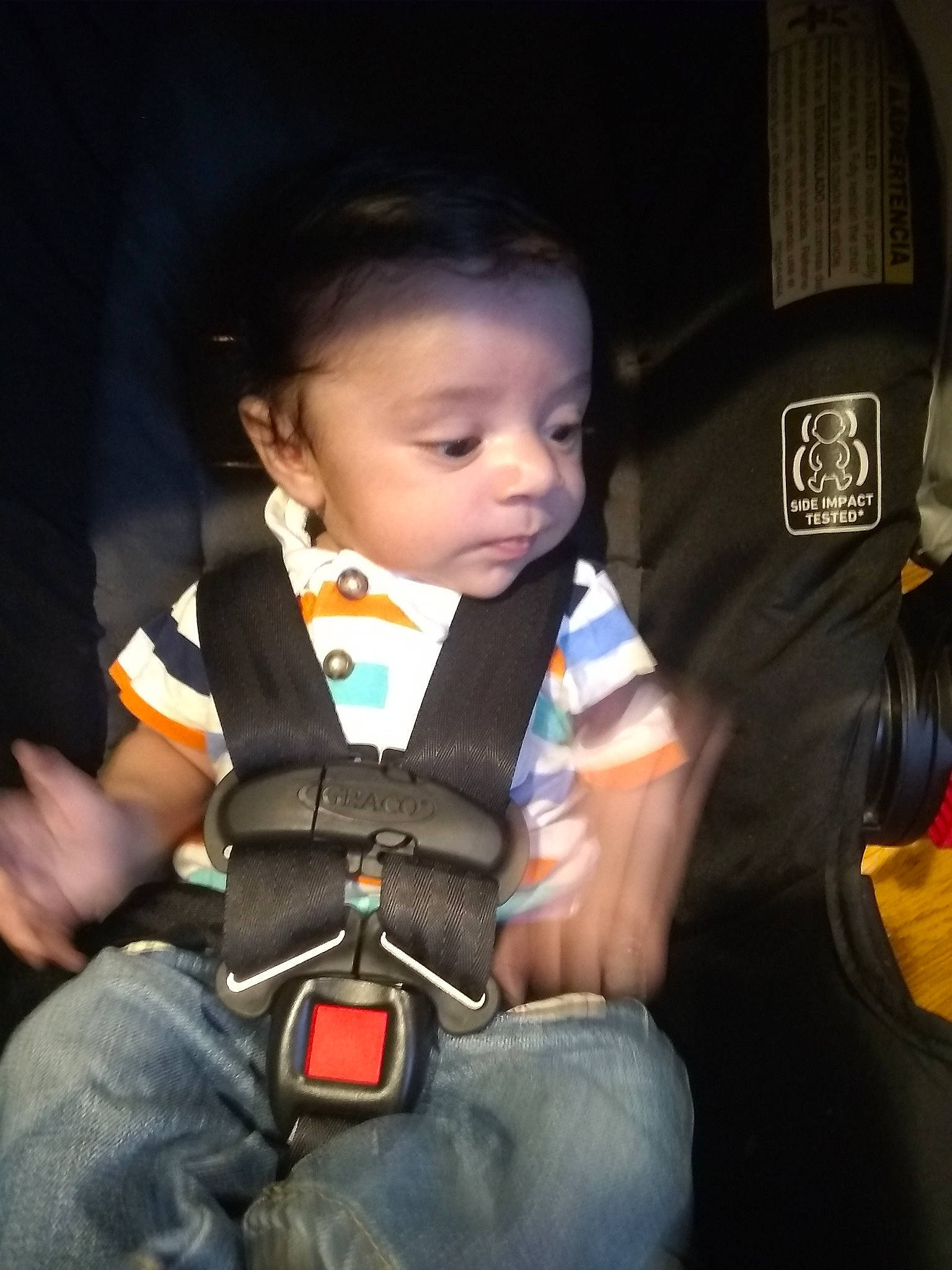Jacob joined the competition — help win amazing prizes! auto_part, baby, baby_carriage, car_seat, cheek, child, cool, hand, neck, person, plant, product, seat_belt, toddler, vacation