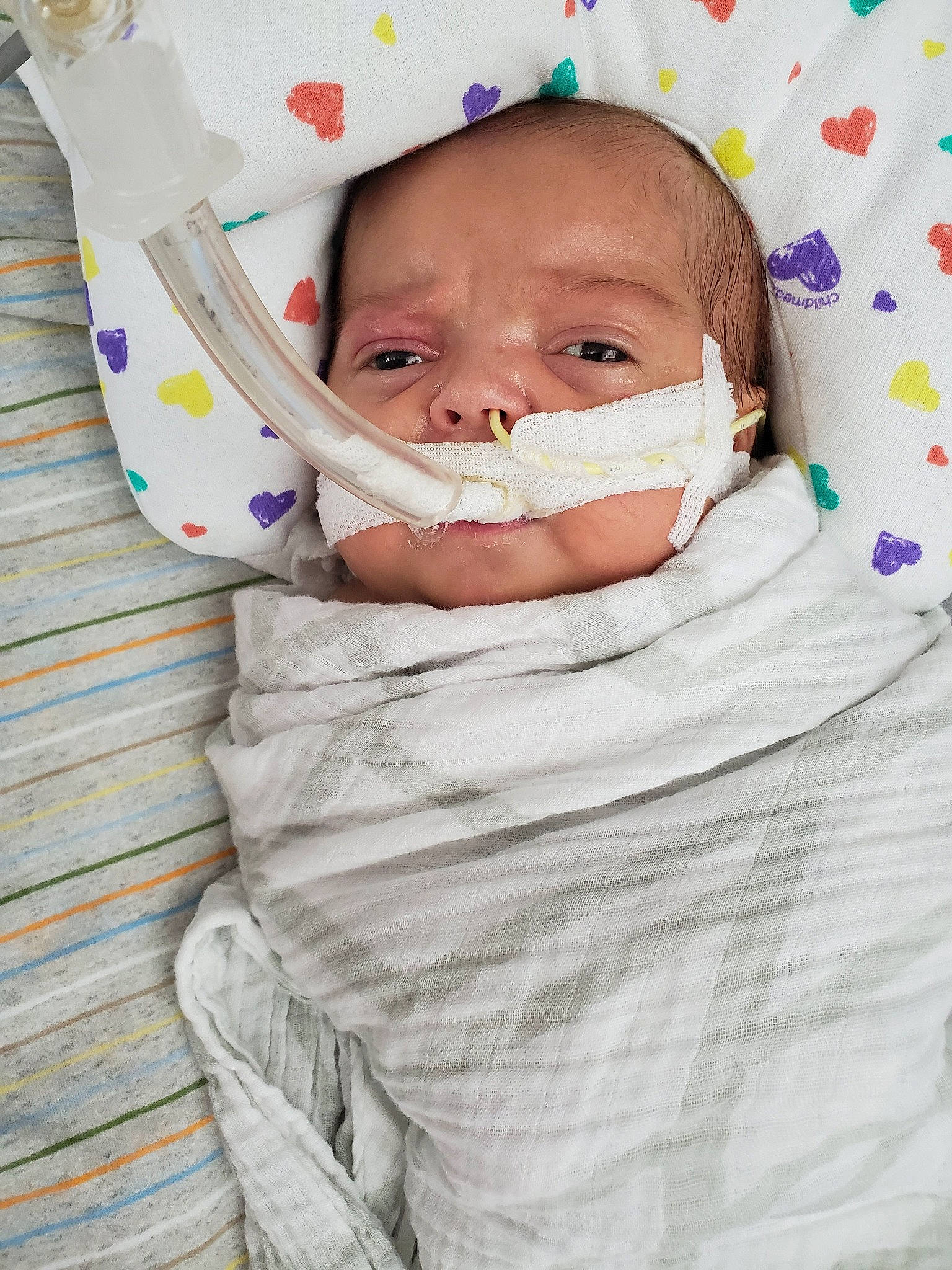 Gabriel is registered to the contest to win money with this photo: baby, cheek, child, head, linens, product, smile, textile, toddler