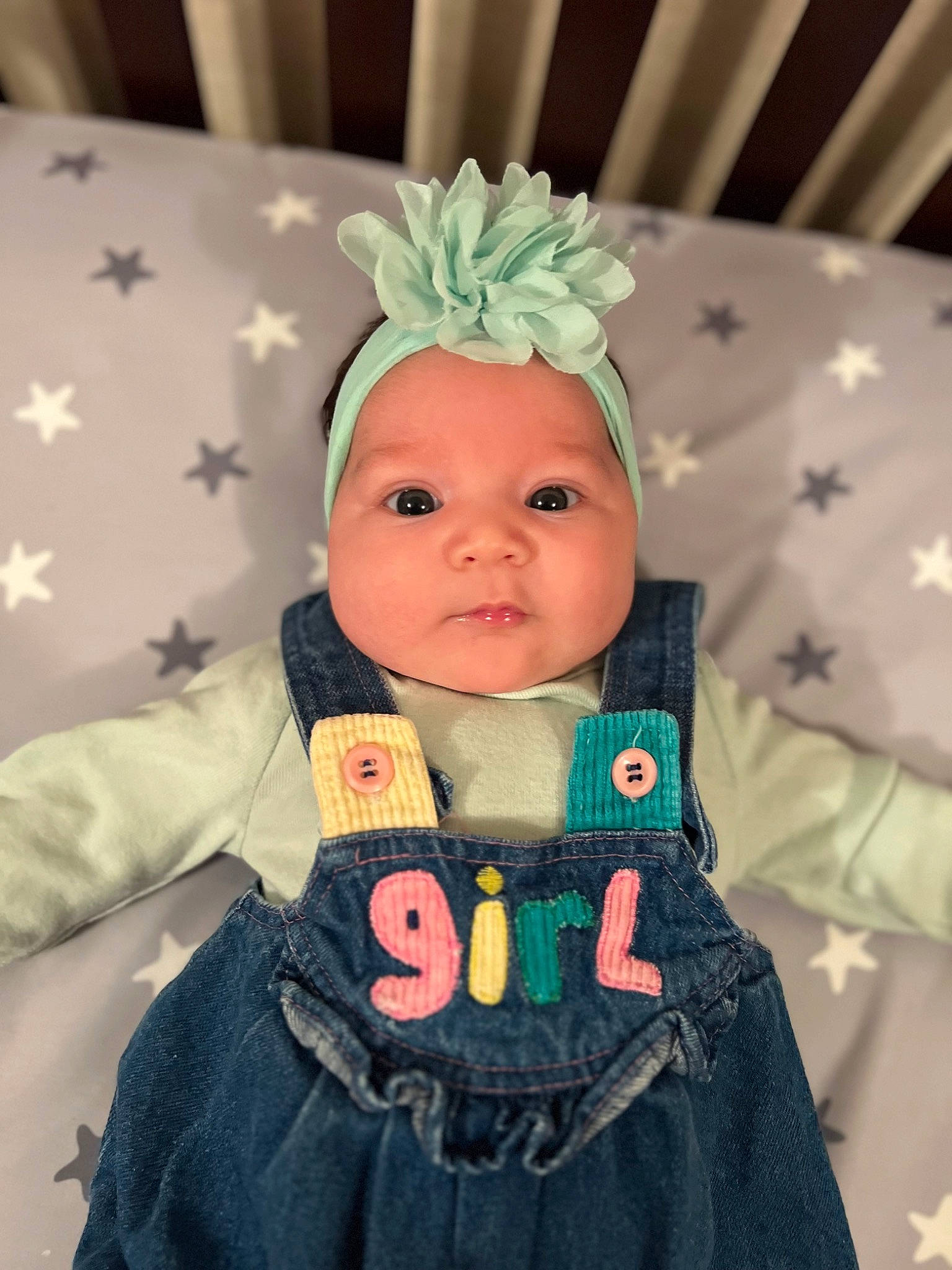 Penelope joined the competition — help win amazing prizes! baby, baby_products, baby_toddler_clothing, cap, child, costume_hat, doll, eyelash, fashion_accessory, fictional_character, happy, headband, headpiece, pattern, peach, person, pink, skin, sleeve, toddler